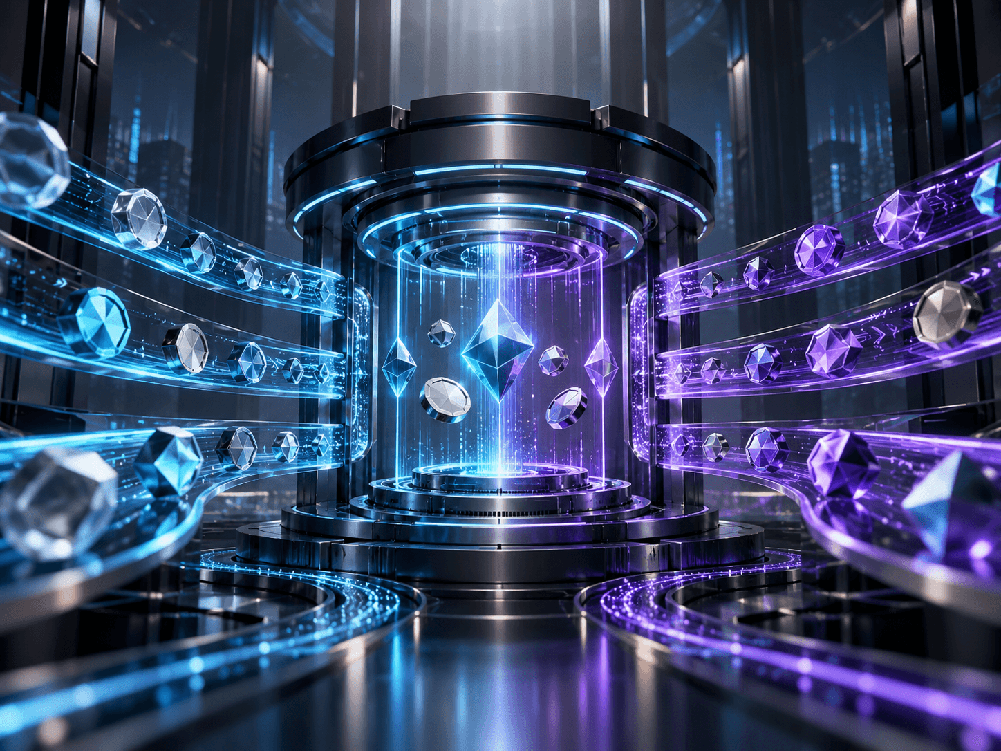 Digital assets moving through a secure exchange gateway
