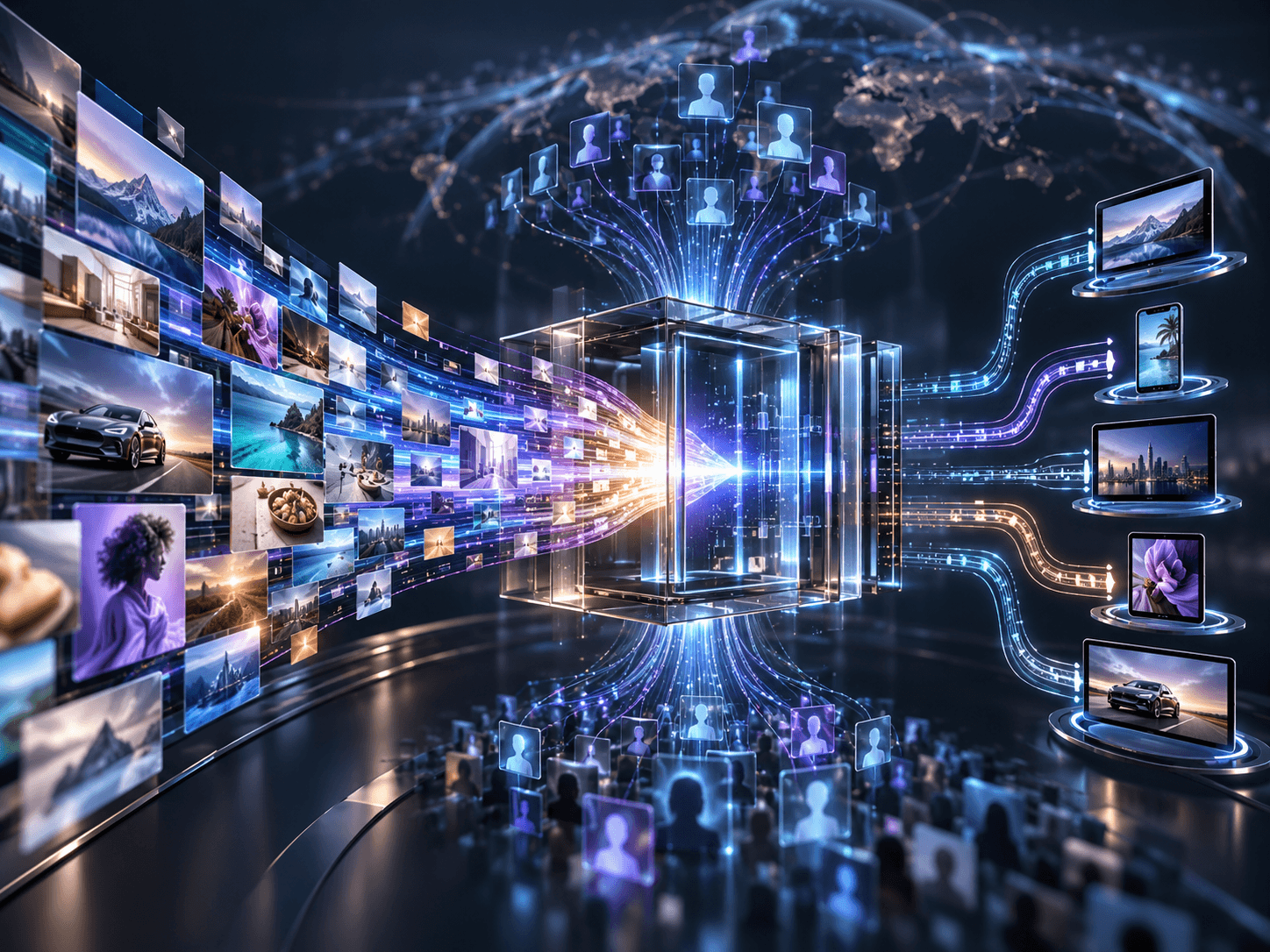 Audience signals passing through a real-time advertising decision gateway
